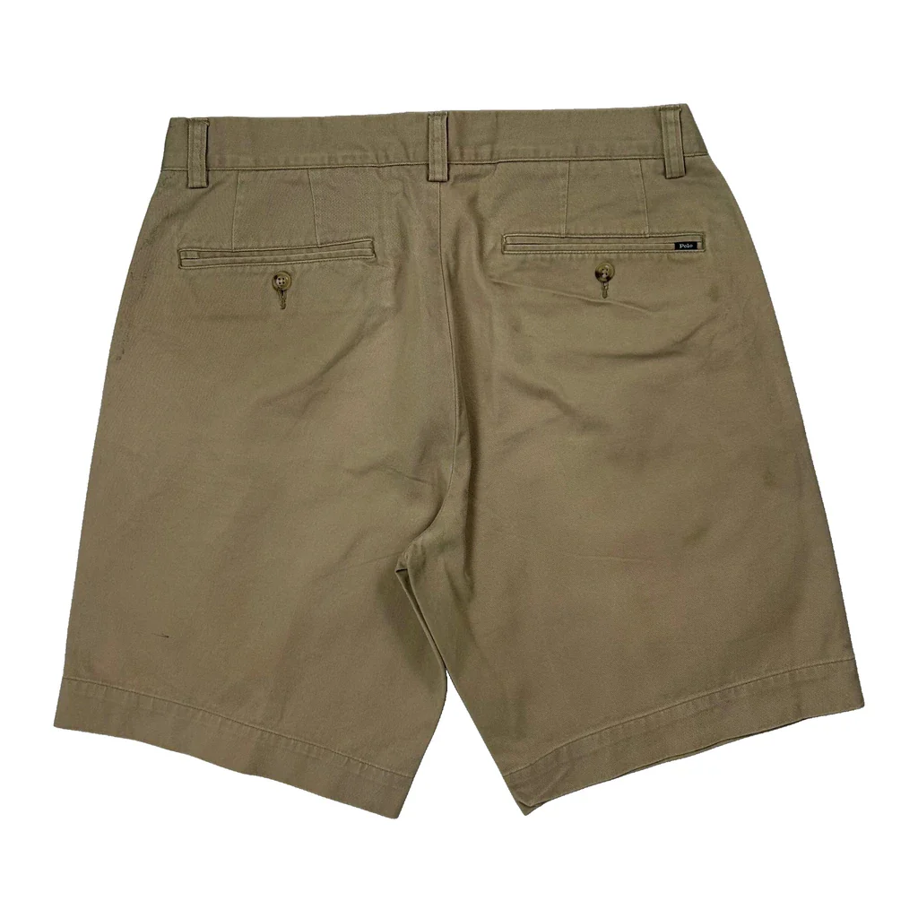 Polo By Ralph Lauren Chino Shorts - 30W 9L Beige Cotton