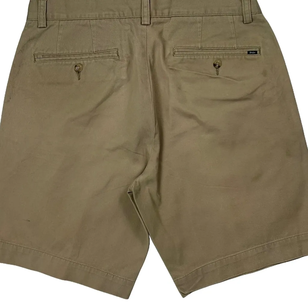 Polo By Ralph Lauren Chino Shorts - 30W 9L Beige Cotton - Image 7