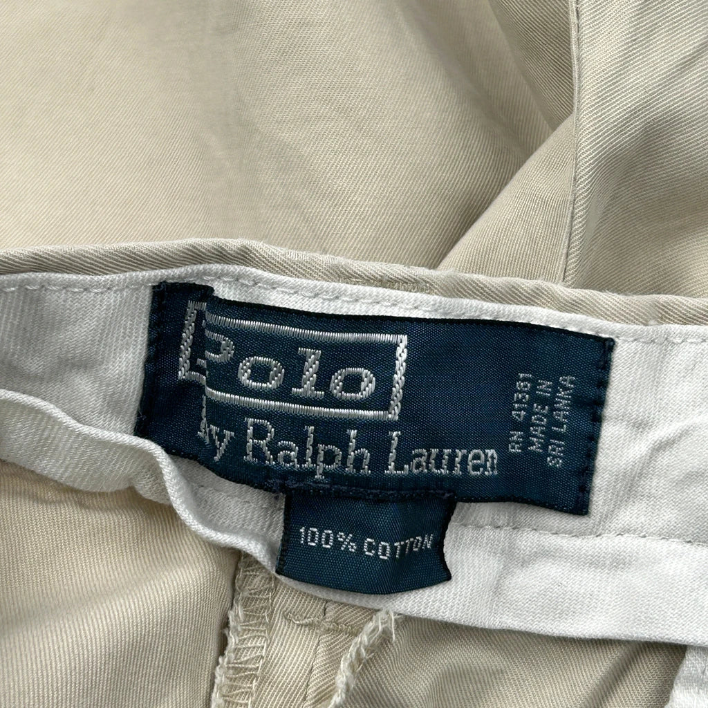 Polo By Ralph Lauren Chino Shorts - 31W 9L Beige Cotton - Image 6