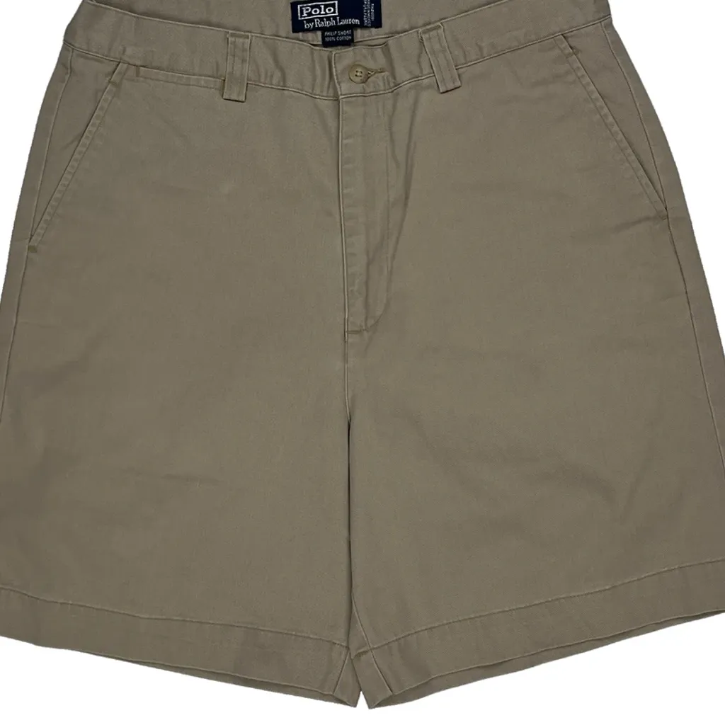 Polo By Ralph Lauren Chino Shorts - 32W 6L Beige Cotton - Image 10