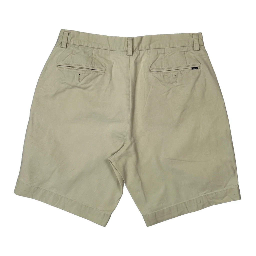 Polo By Ralph Lauren Chino Shorts - 32W 9L Beige Cotton