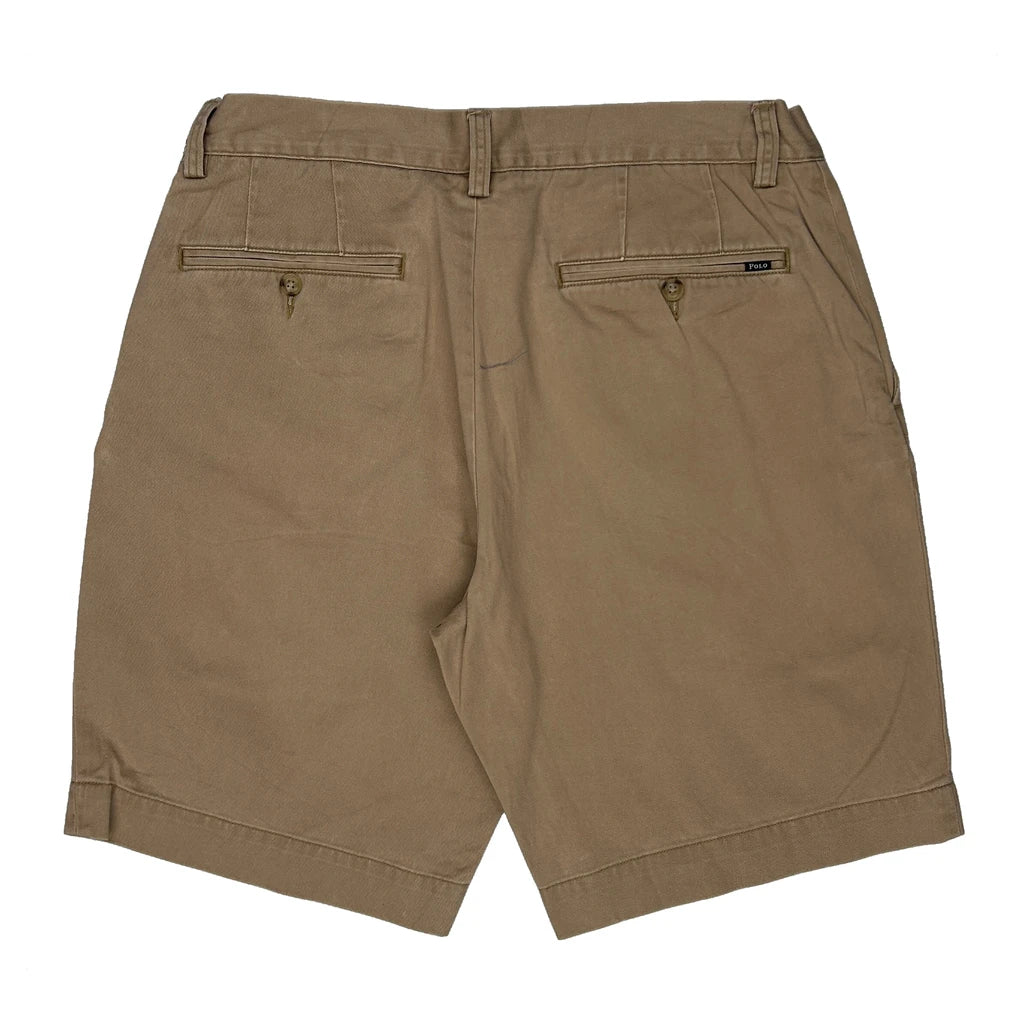 Polo By Ralph Lauren Chino Shorts - 32W 9L Beige Cotton