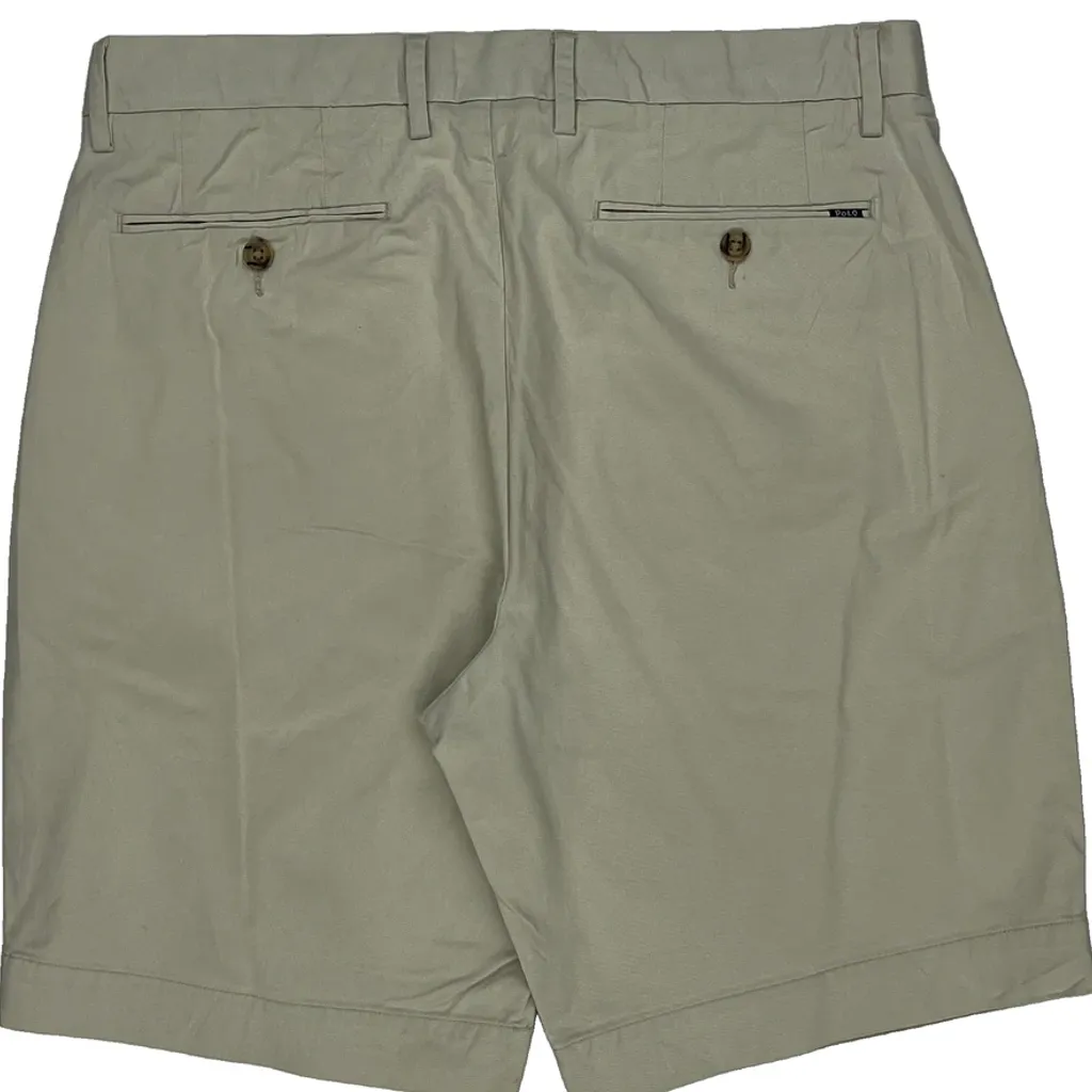 Polo By Ralph Lauren Chino Shorts - 32W 9L Beige Cotton - Image 8
