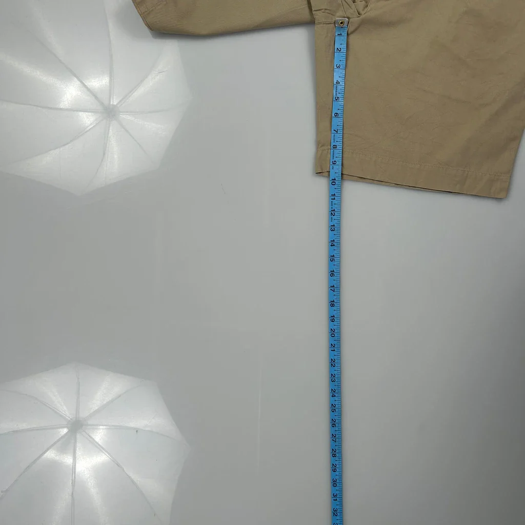 Polo By Ralph Lauren Chino Shorts - 32W 9L Beige Cotton - Image 5