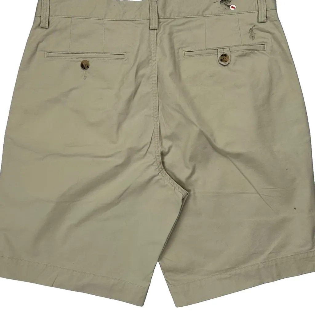 Polo By Ralph Lauren Chino Shorts - 32W 9L Beige Cotton - Image 8