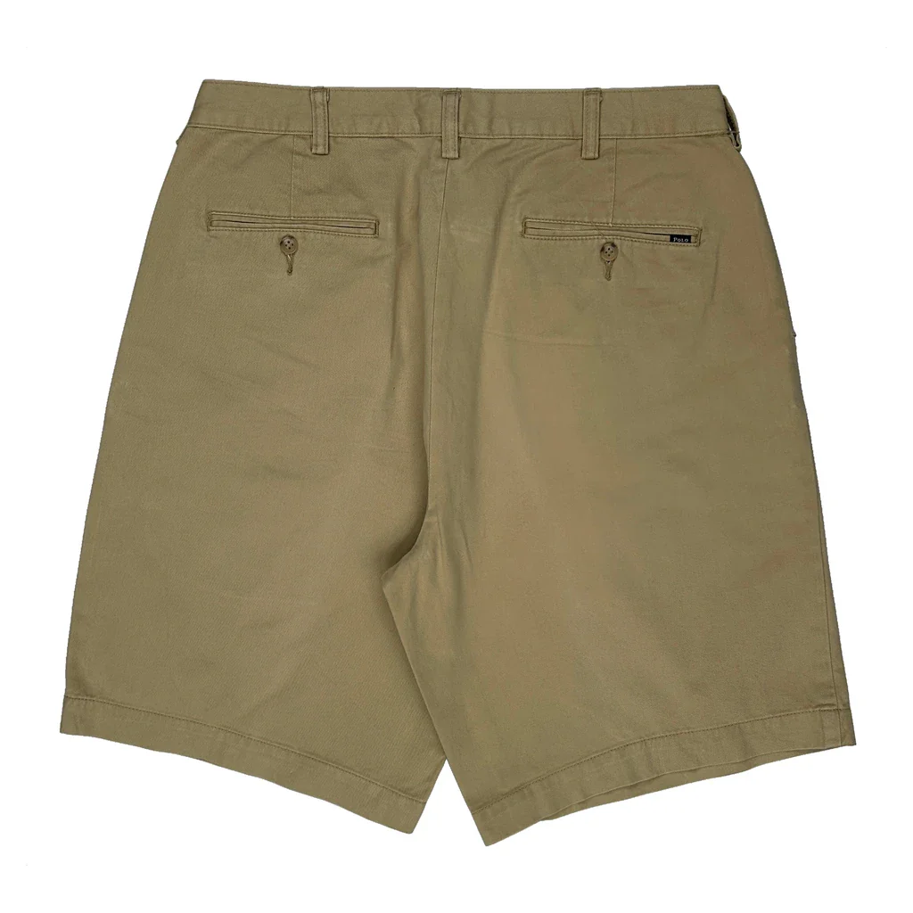 Polo By Ralph Lauren Chino Shorts - 33W 9L Beige Cotton