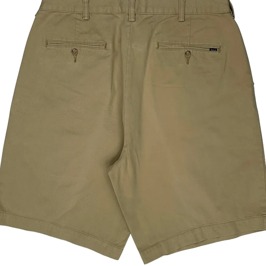 Polo By Ralph Lauren Chino Shorts - 33W 9L Beige Cotton - Image 10