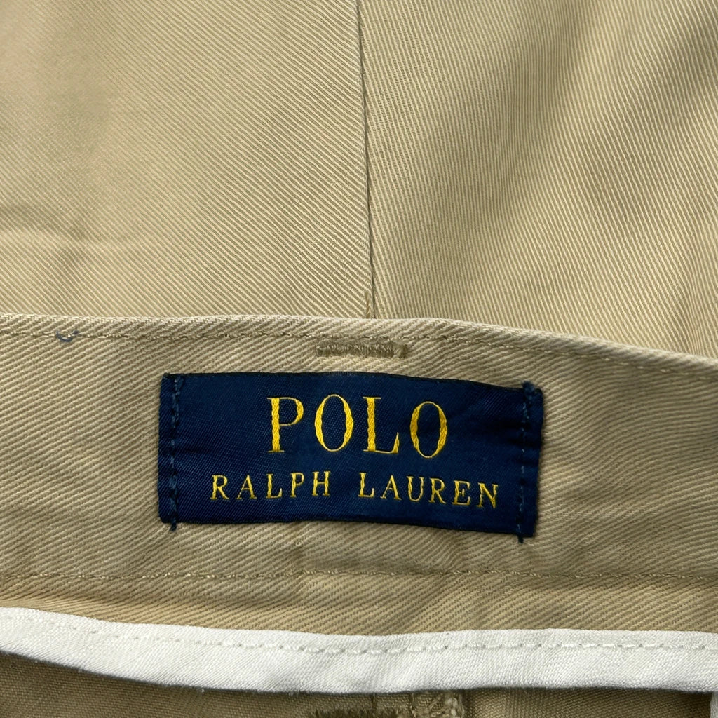 Polo By Ralph Lauren Chino Shorts - 33W 9L Beige Cotton - Image 6