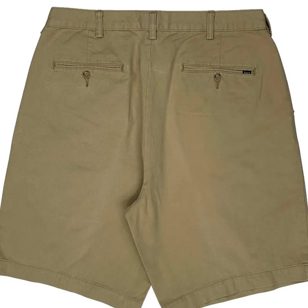 Polo By Ralph Lauren Chino Shorts - 33W 9L Beige Cotton - Image 9