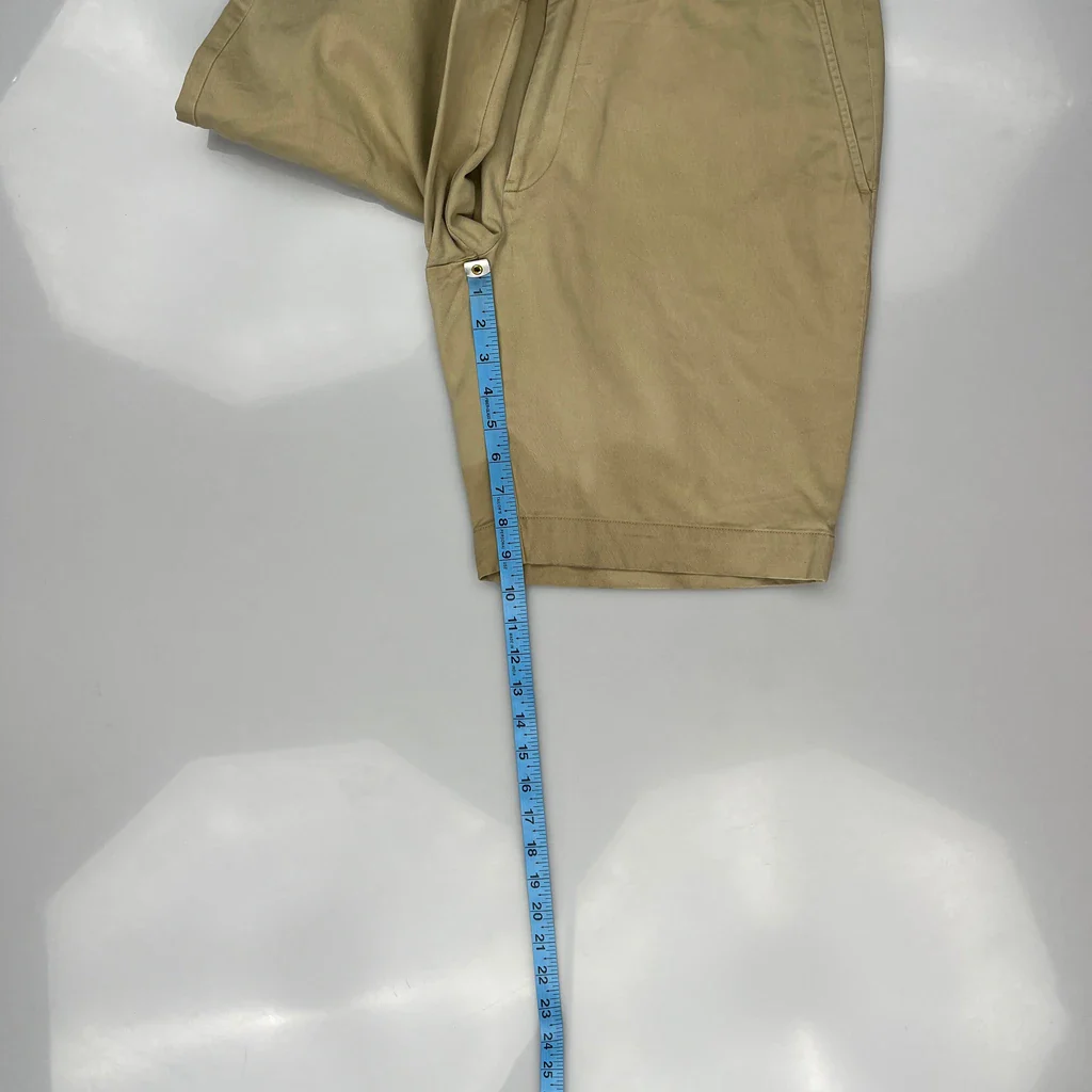 Polo By Ralph Lauren Chino Shorts - 33W 8L Beige Cotton - Image 5