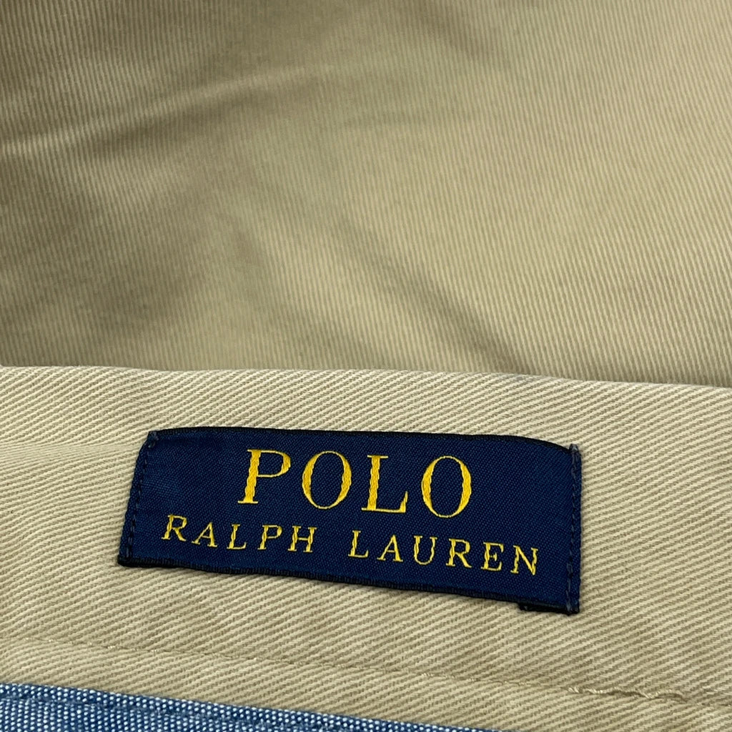 Polo By Ralph Lauren Chino Shorts - 33W 8L Beige Cotton - Image 6