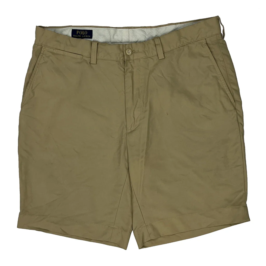 Polo By Ralph Lauren Chino Shorts - 33W 9L Beige Polyester - Image 2