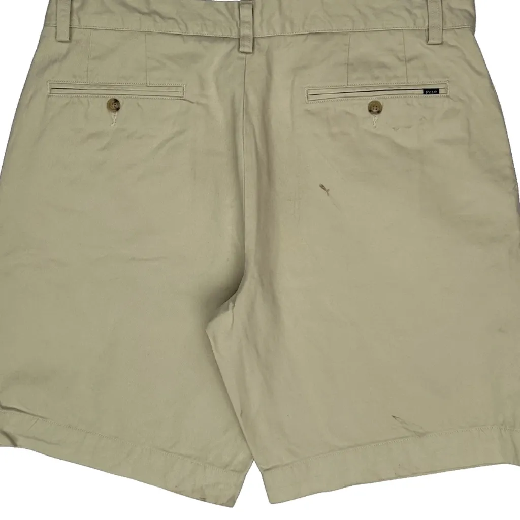 Polo By Ralph Lauren Chino Shorts - 34W 7L Beige Cotton - Image 8