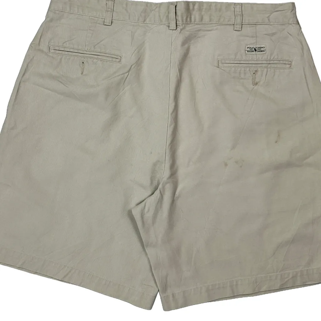 Polo By Ralph Lauren Chino Shorts - 34W 9L Beige Cotton - Image 6