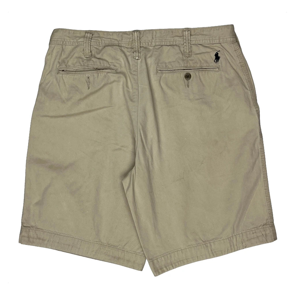 Polo By Ralph Lauren Chino Shorts - 34W 9L Beige Cotton