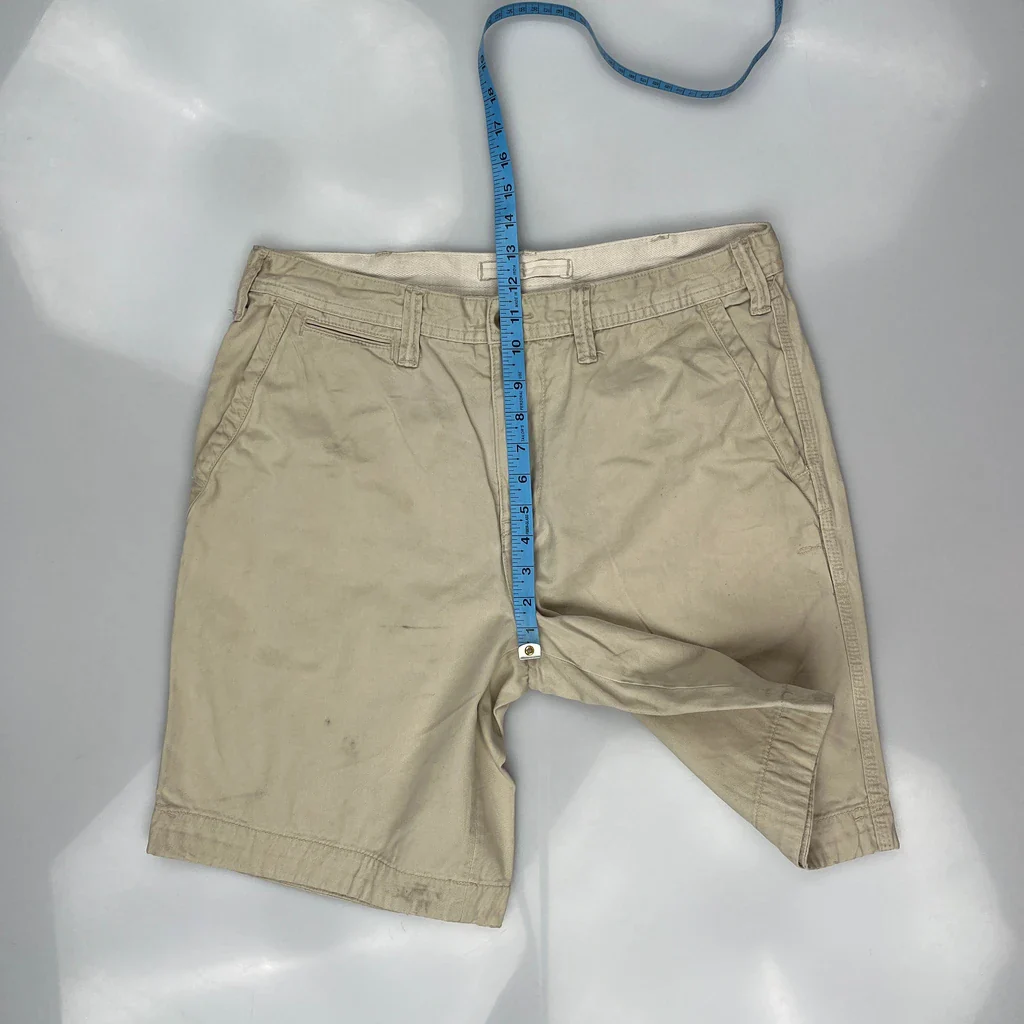 Polo By Ralph Lauren Chino Shorts - 34W 9L Beige Cotton - Image 4