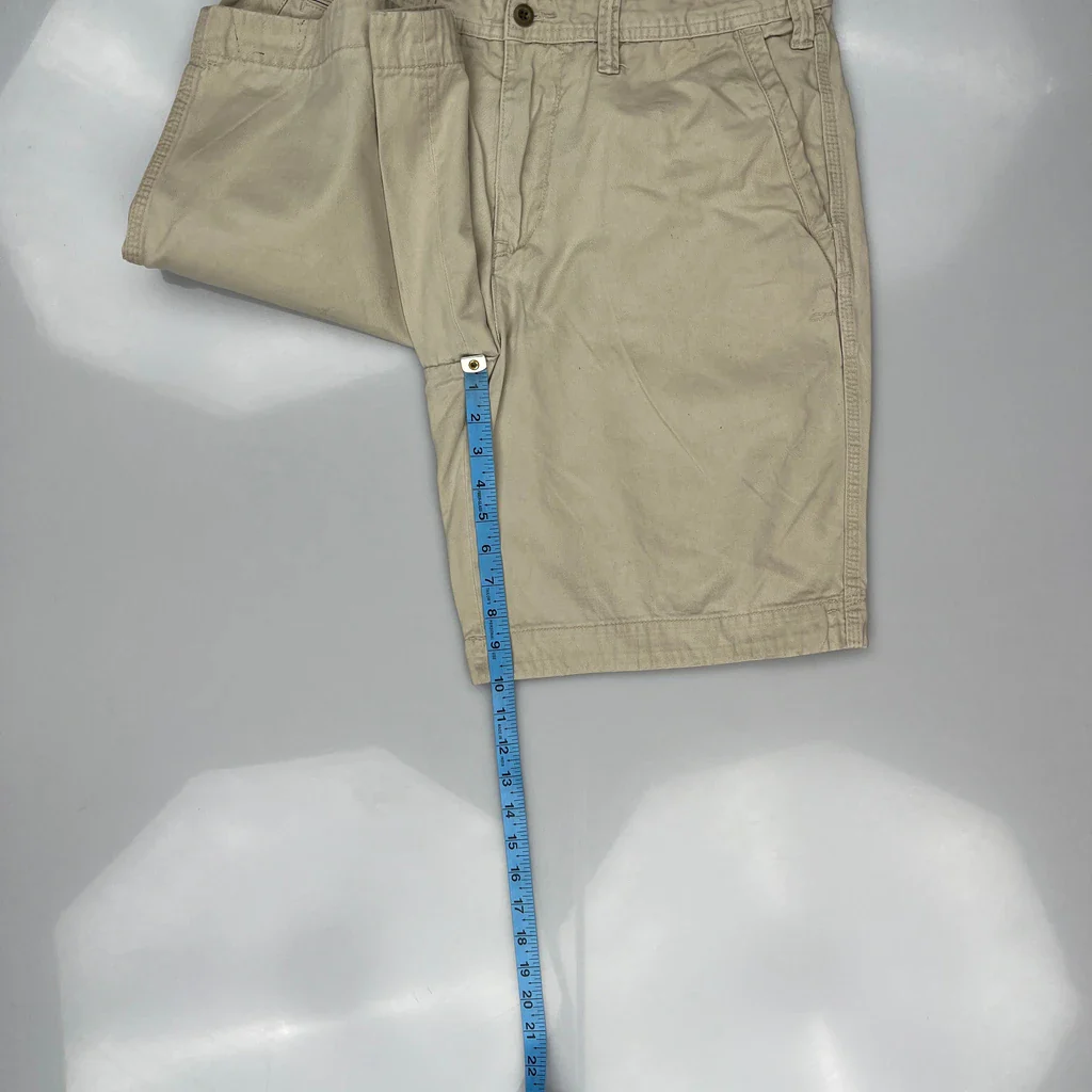 Polo By Ralph Lauren Chino Shorts - 34W 9L Beige Cotton - Image 5