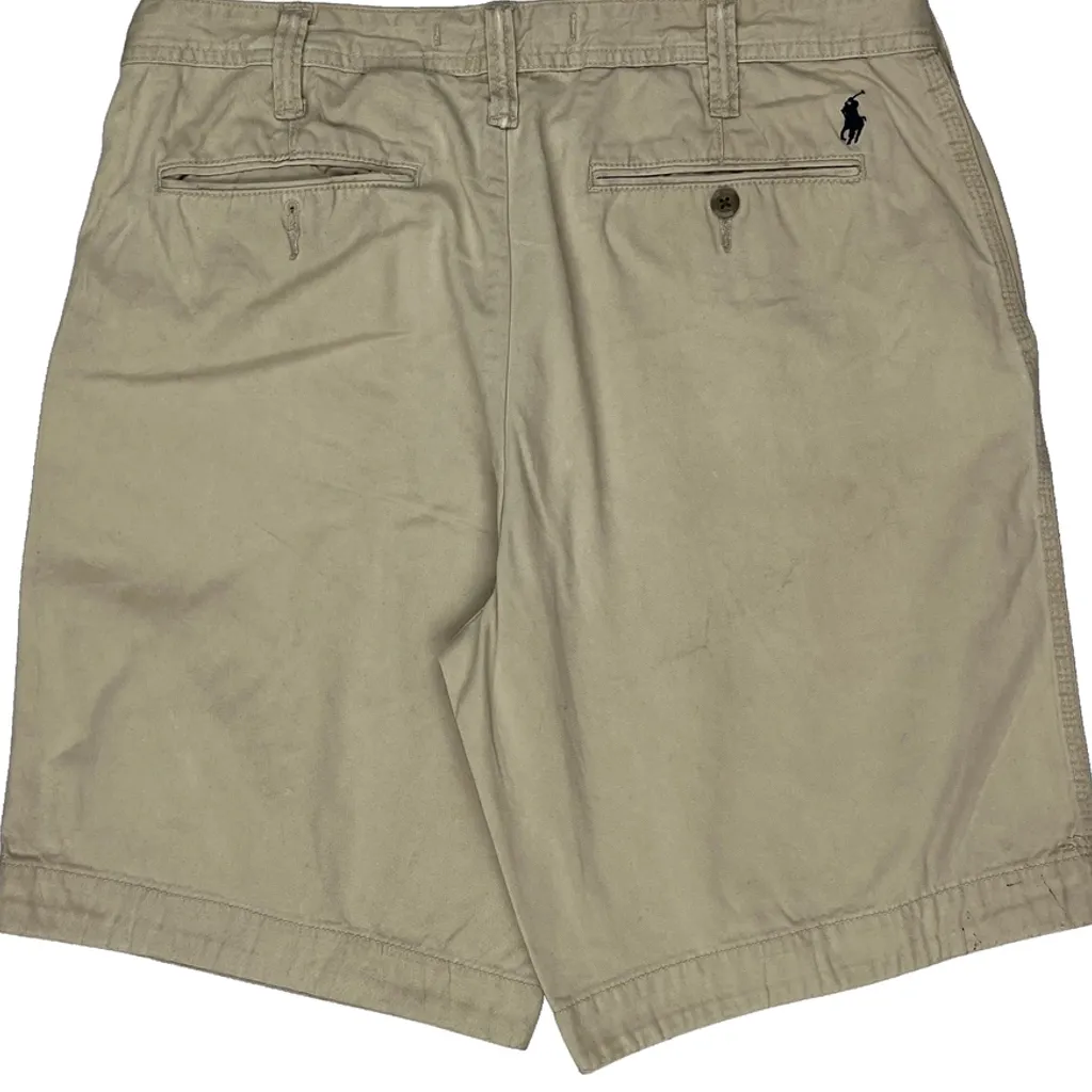 Polo By Ralph Lauren Chino Shorts - 34W 9L Beige Cotton - Image 8