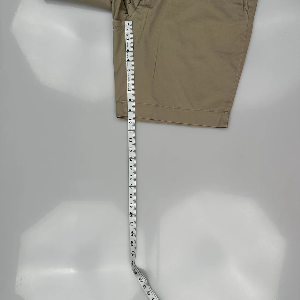 Polo By Ralph Lauren Chino Shorts - 36W 11L Beige Cotton - Image 5