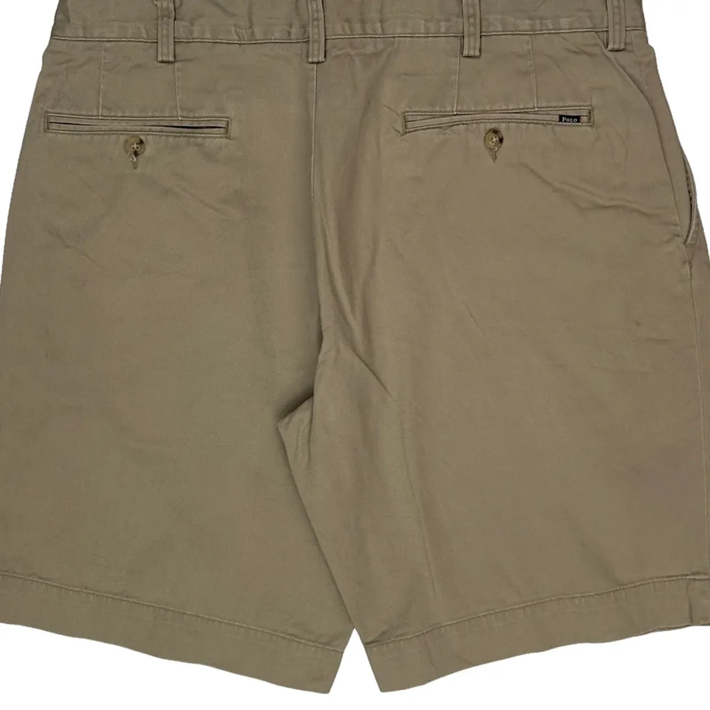 Polo By Ralph Lauren Chino Shorts - 36W 11L Beige Cotton - Image 8