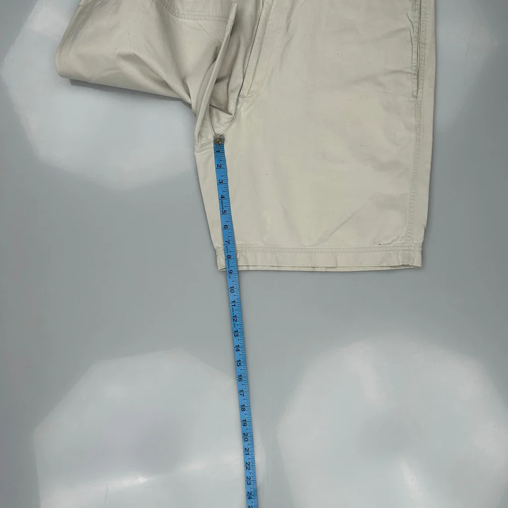 Polo By Ralph Lauren Chino Shorts - 36W 7L Beige Cotton - Image 5