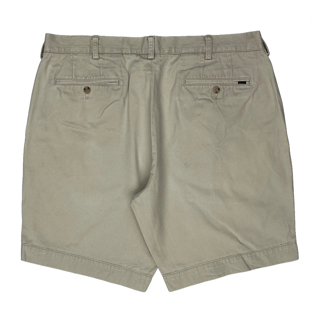 Polo By Ralph Lauren Chino Shorts - 36W 8L Beige Cotton