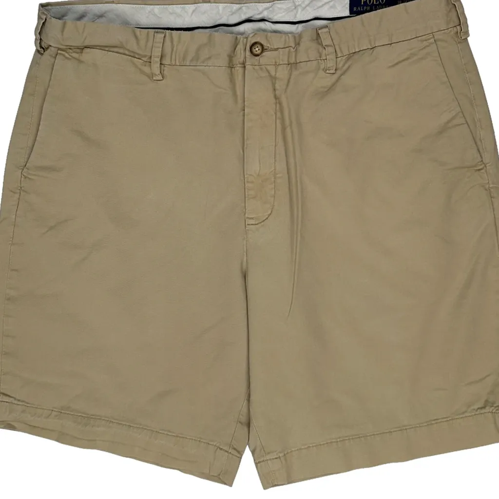 Polo By Ralph Lauren Chino Shorts - 38W 7L Beige Cotton - Image 10