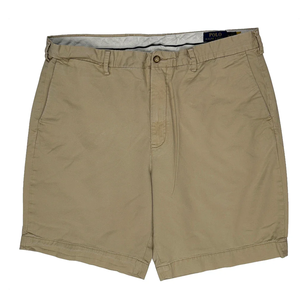 Polo By Ralph Lauren Chino Shorts - 38W 7L Beige Cotton - Image 2