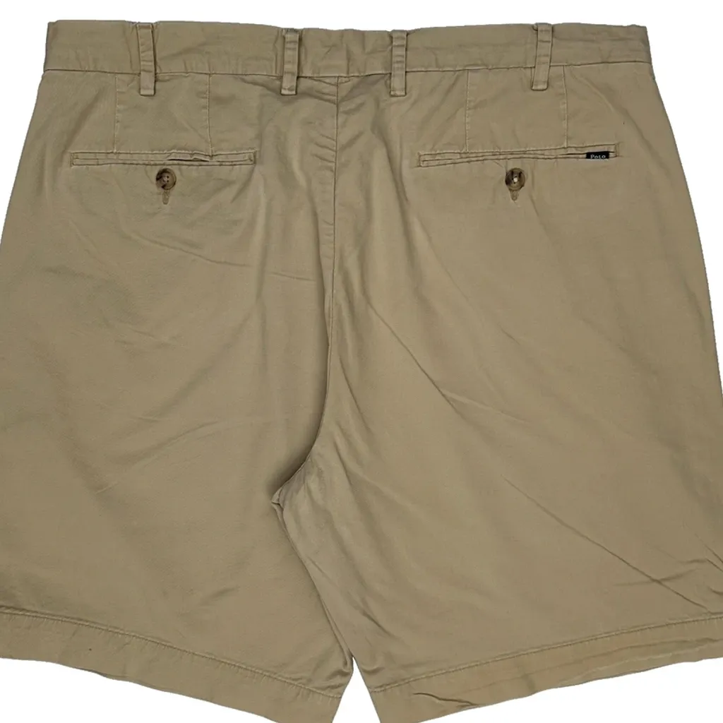 Polo By Ralph Lauren Chino Shorts - 38W 7L Beige Cotton - Image 8