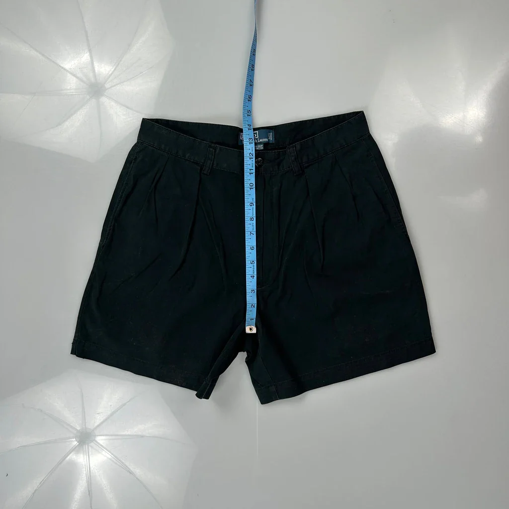 Polo By Ralph Lauren Chino Shorts - 30W 6L Black Cotton - Image 4