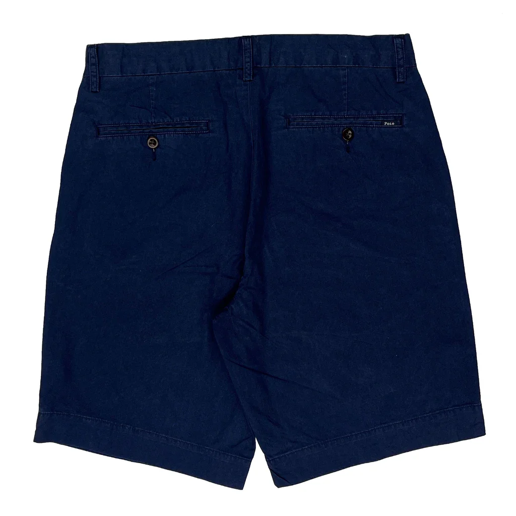 Polo By Ralph Lauren Chino Shorts - 31W 9L Blue Cotton
