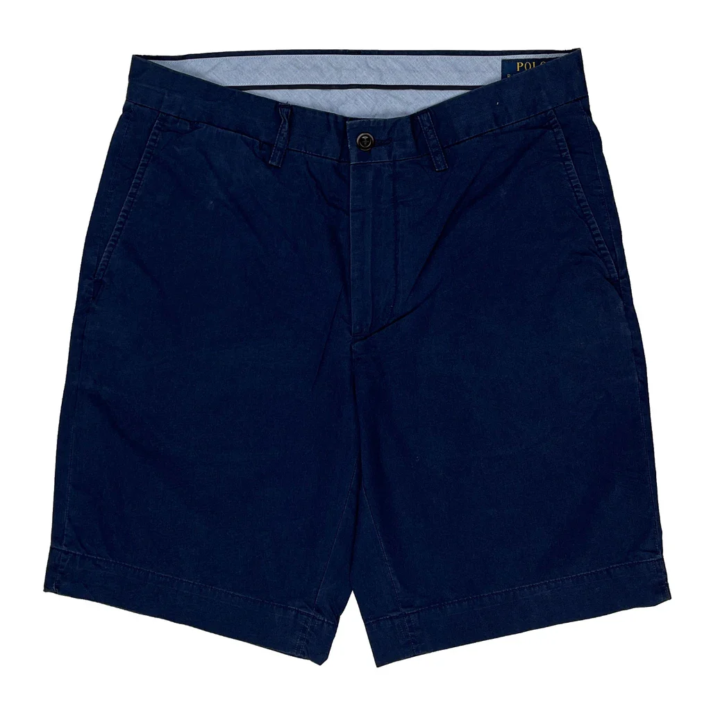 Polo By Ralph Lauren Chino Shorts - 31W 9L Blue Cotton - Image 2