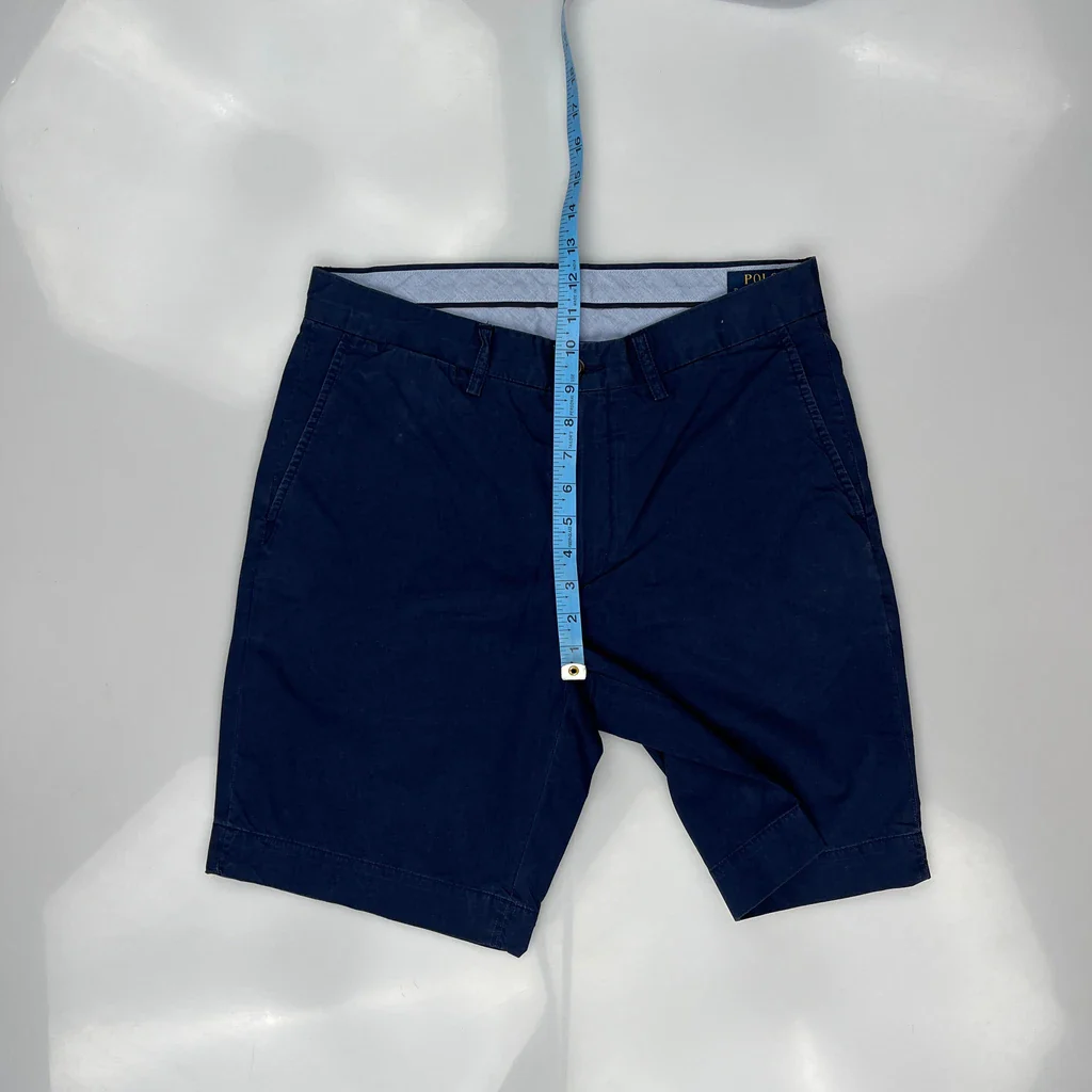 Polo By Ralph Lauren Chino Shorts - 31W 9L Blue Cotton - Image 4