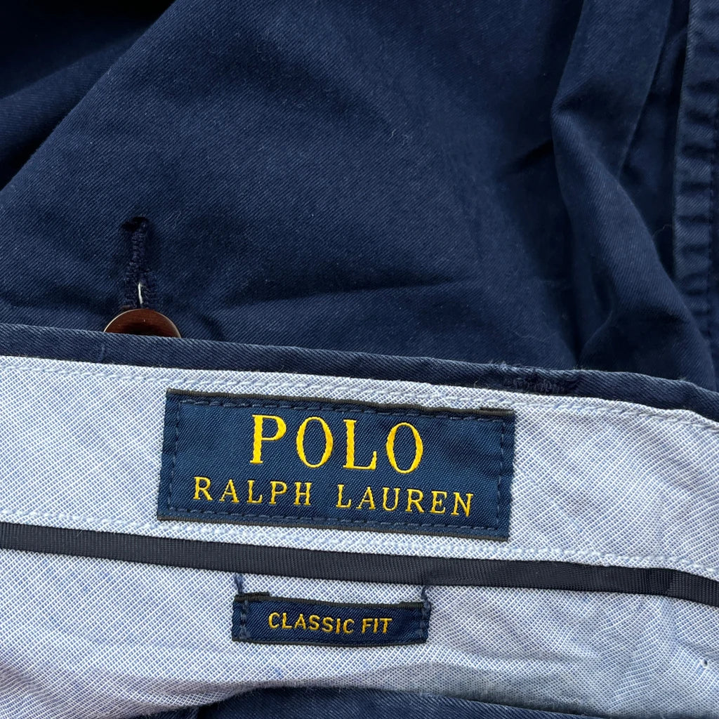 Polo By Ralph Lauren Chino Shorts - 31W 9L Blue Cotton - Image 6