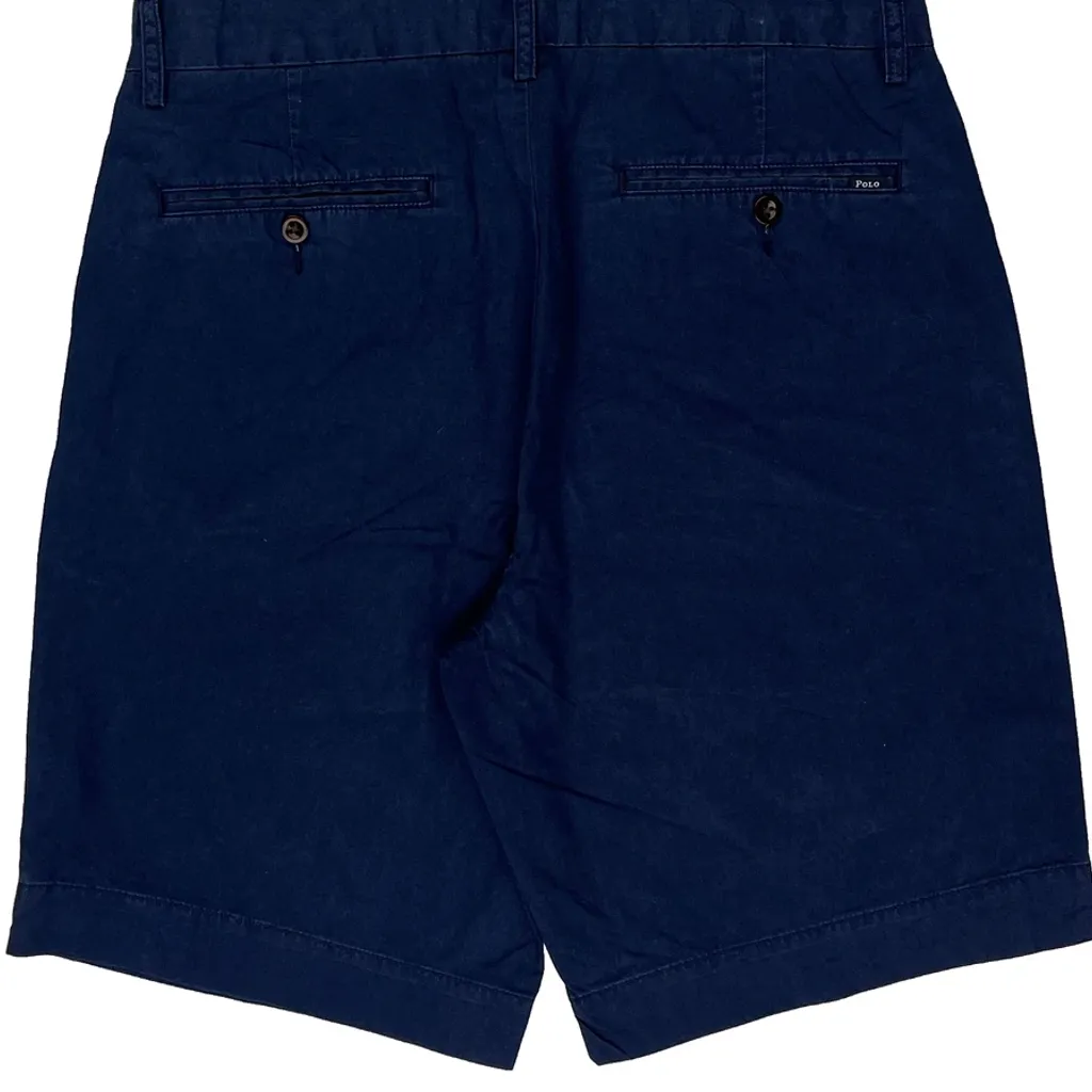 Polo By Ralph Lauren Chino Shorts - 31W 9L Blue Cotton - Image 8