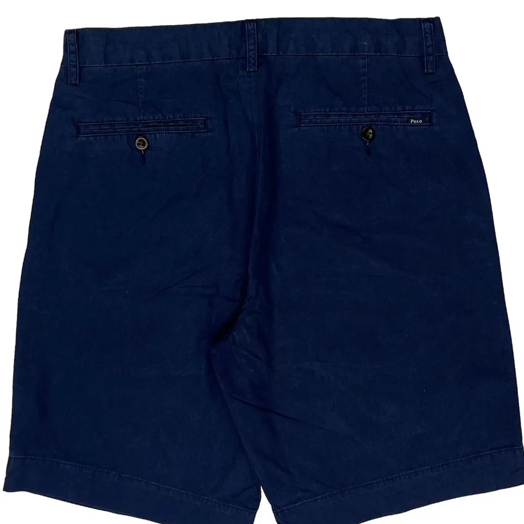 Polo By Ralph Lauren Chino Shorts - 31W 9L Blue Cotton - Image 9