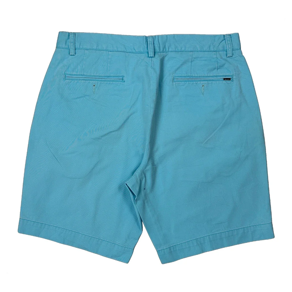 Polo By Ralph Lauren Chino Shorts - 32W 9L Blue Cotton