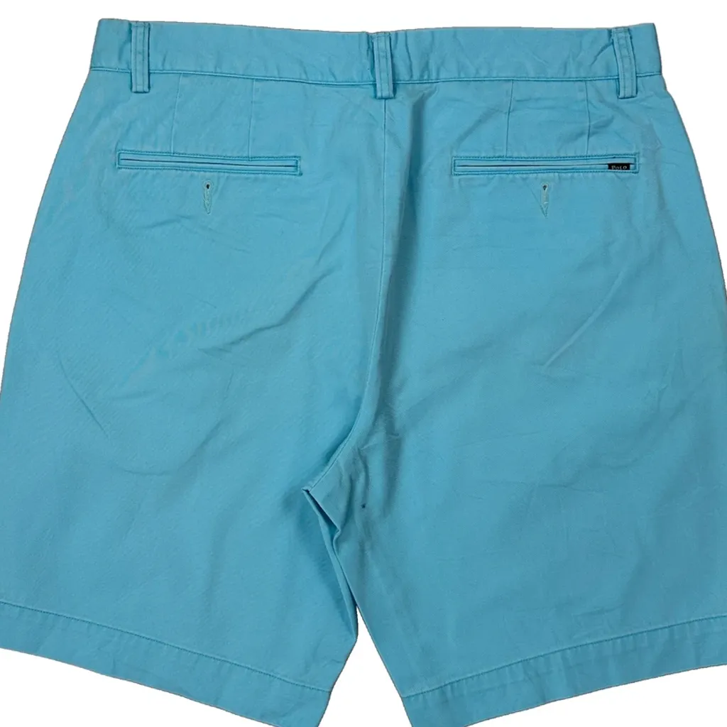 Polo By Ralph Lauren Chino Shorts - 32W 9L Blue Cotton - Image 8