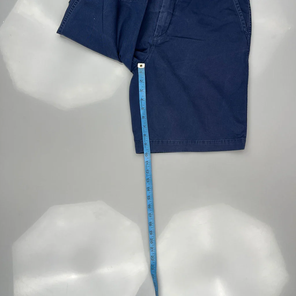 Polo By Ralph Lauren Chino Shorts - 32W 8L Blue Cotton - Image 5
