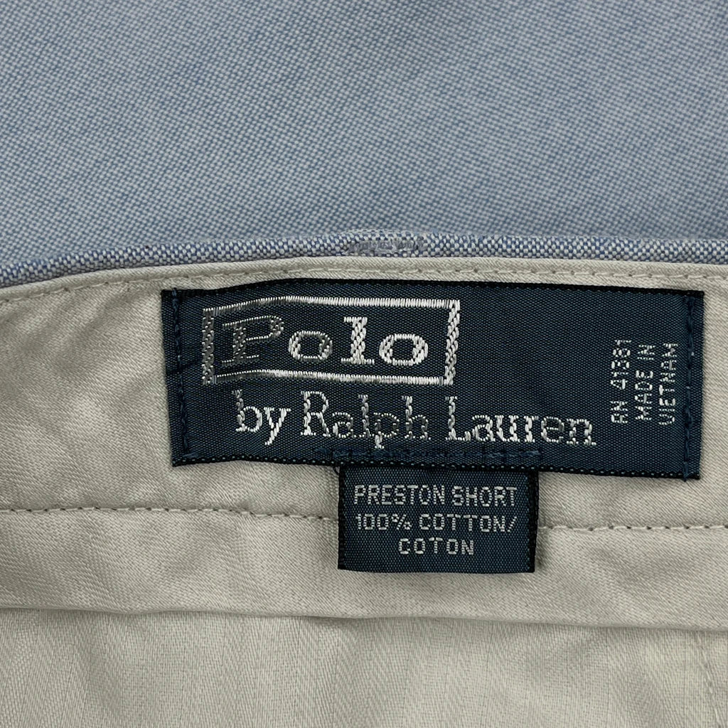 Polo By Ralph Lauren Chino Shorts - 36W 9L Blue Cotton - Image 6