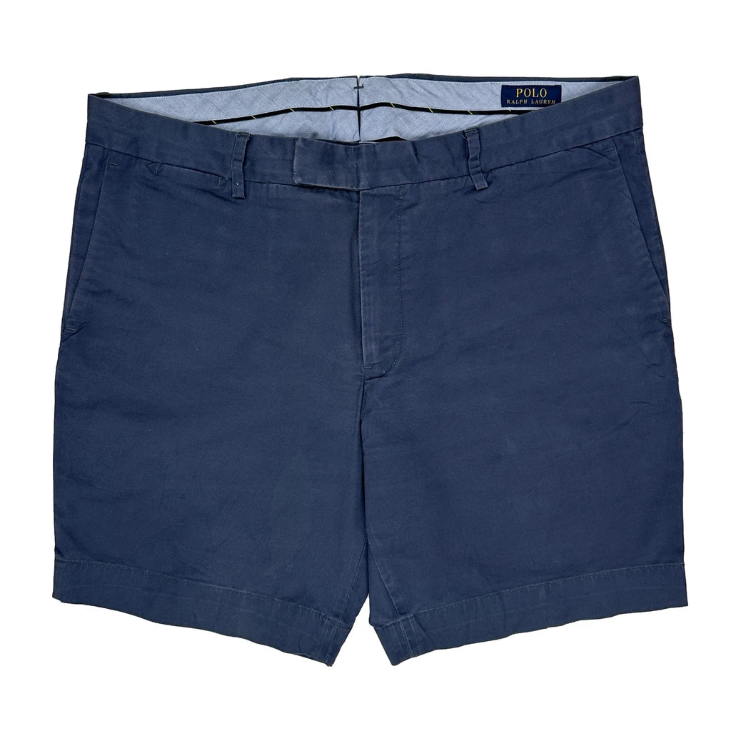 Polo By Ralph Lauren Chino Shorts - 40W 9L Blue Cotton - Image 2