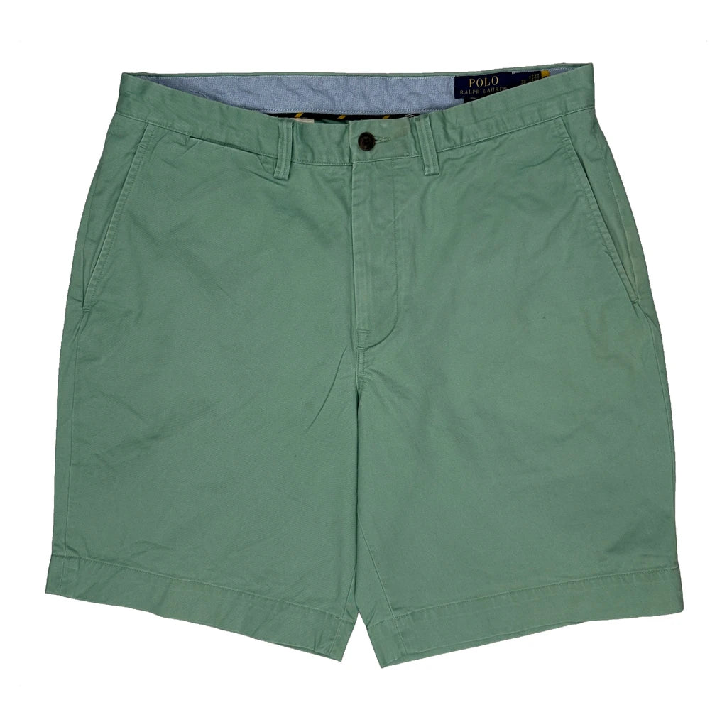 Polo By Ralph Lauren Chino Shorts - 33W 6L Green Cotton - Image 2