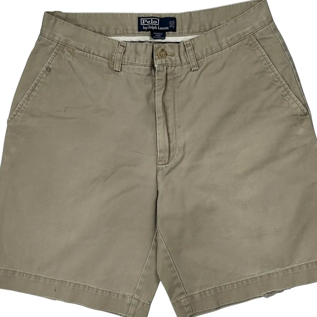 Polo By Ralph Lauren Chino Shorts - 30W 9L Khaki Cotton - Image 10
