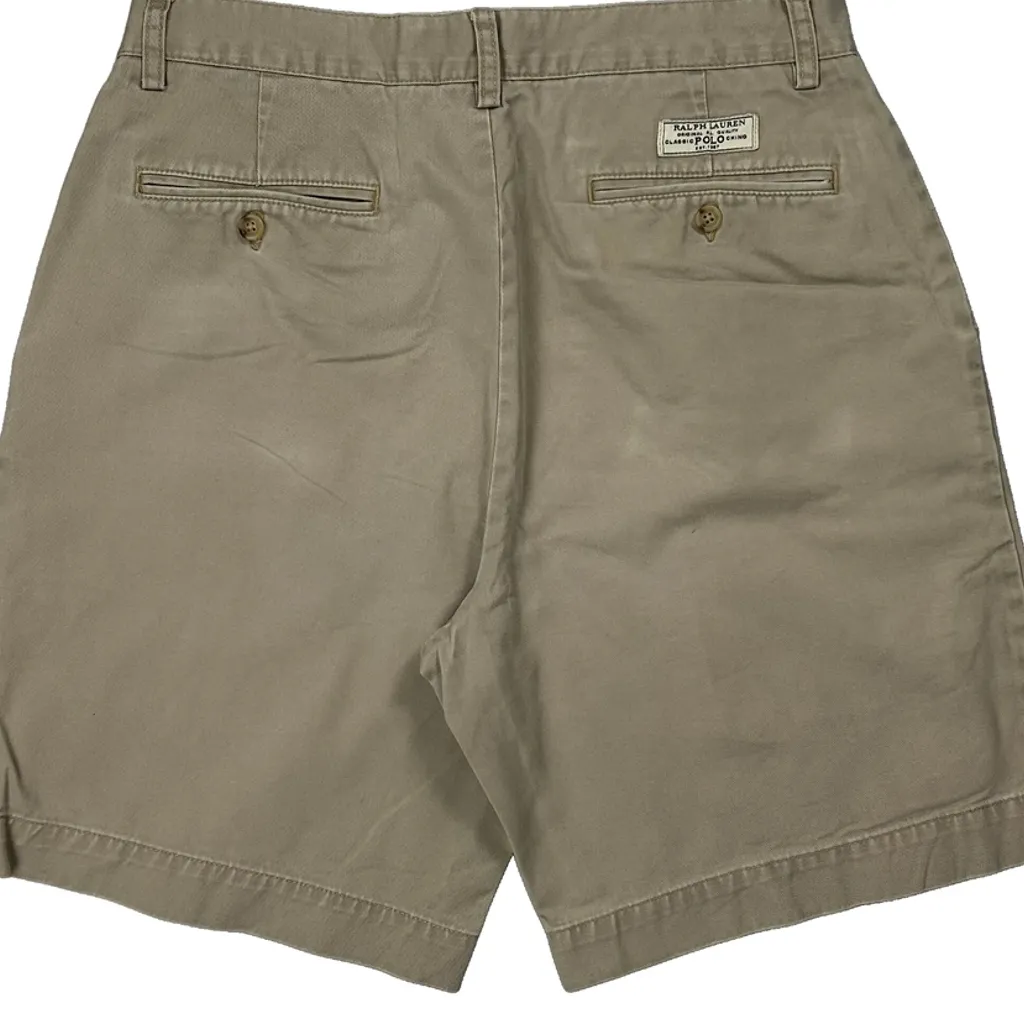 Polo By Ralph Lauren Chino Shorts - 30W 9L Khaki Cotton - Image 7