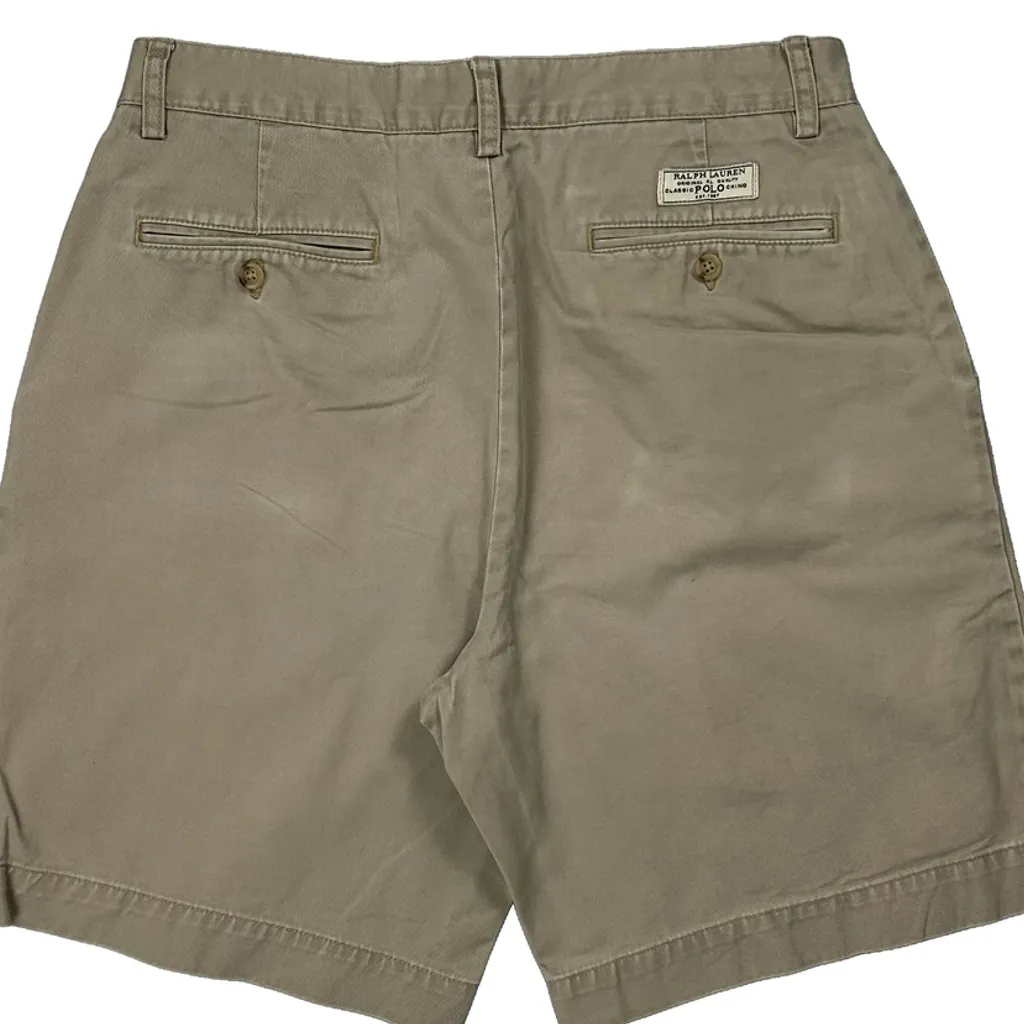Polo By Ralph Lauren Chino Shorts - 30W 9L Khaki Cotton - Image 8
