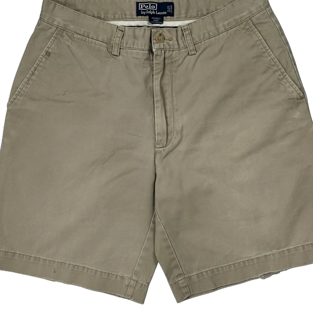 Polo By Ralph Lauren Chino Shorts - 30W 9L Khaki Cotton - Image 9