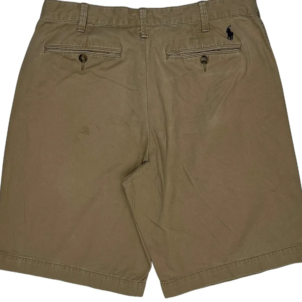 Polo By Ralph Lauren Chino Shorts - 32W 9L Khaki Cotton - Image 8