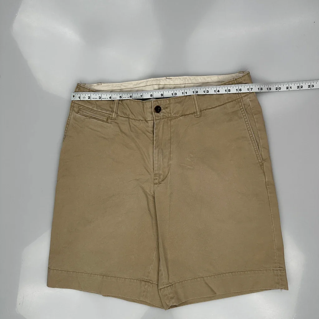 Polo By Ralph Lauren Chino Shorts - 34W 8L Khaki Cotton - Image 4