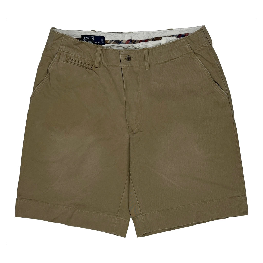 Polo By Ralph Lauren Chino Shorts - 34W 9L Khaki Cotton - Image 2