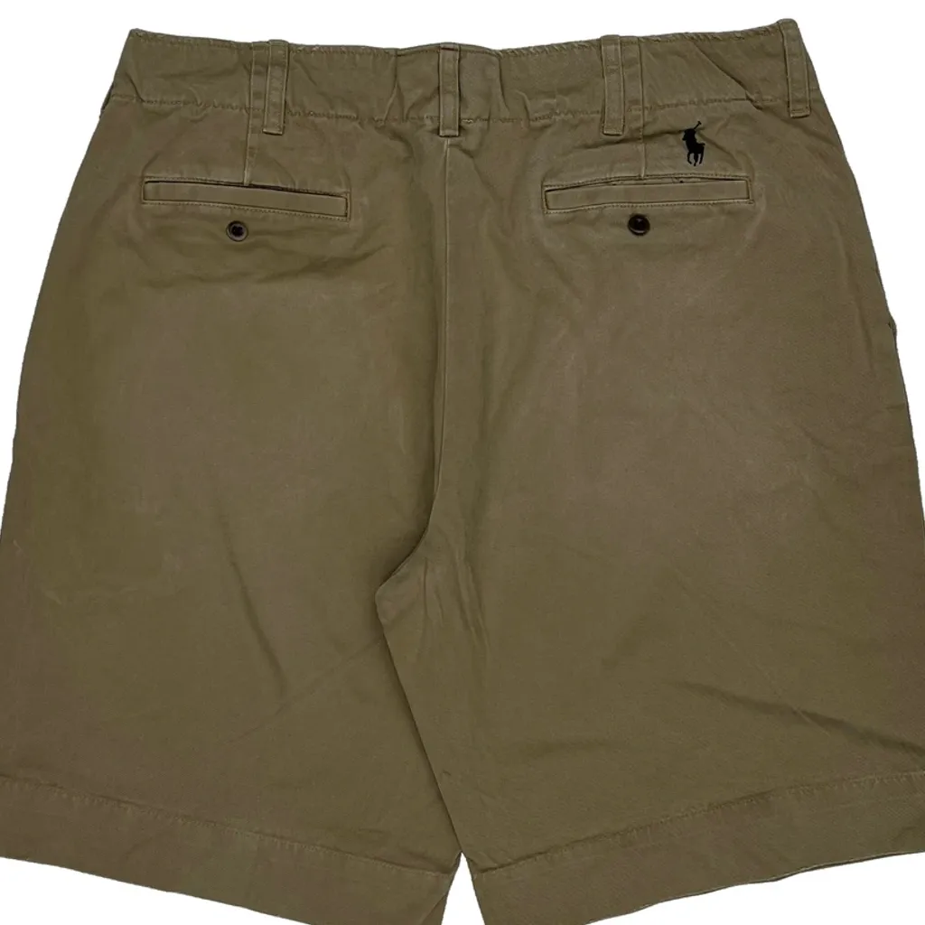 Polo By Ralph Lauren Chino Shorts - 34W 9L Khaki Cotton - Image 7